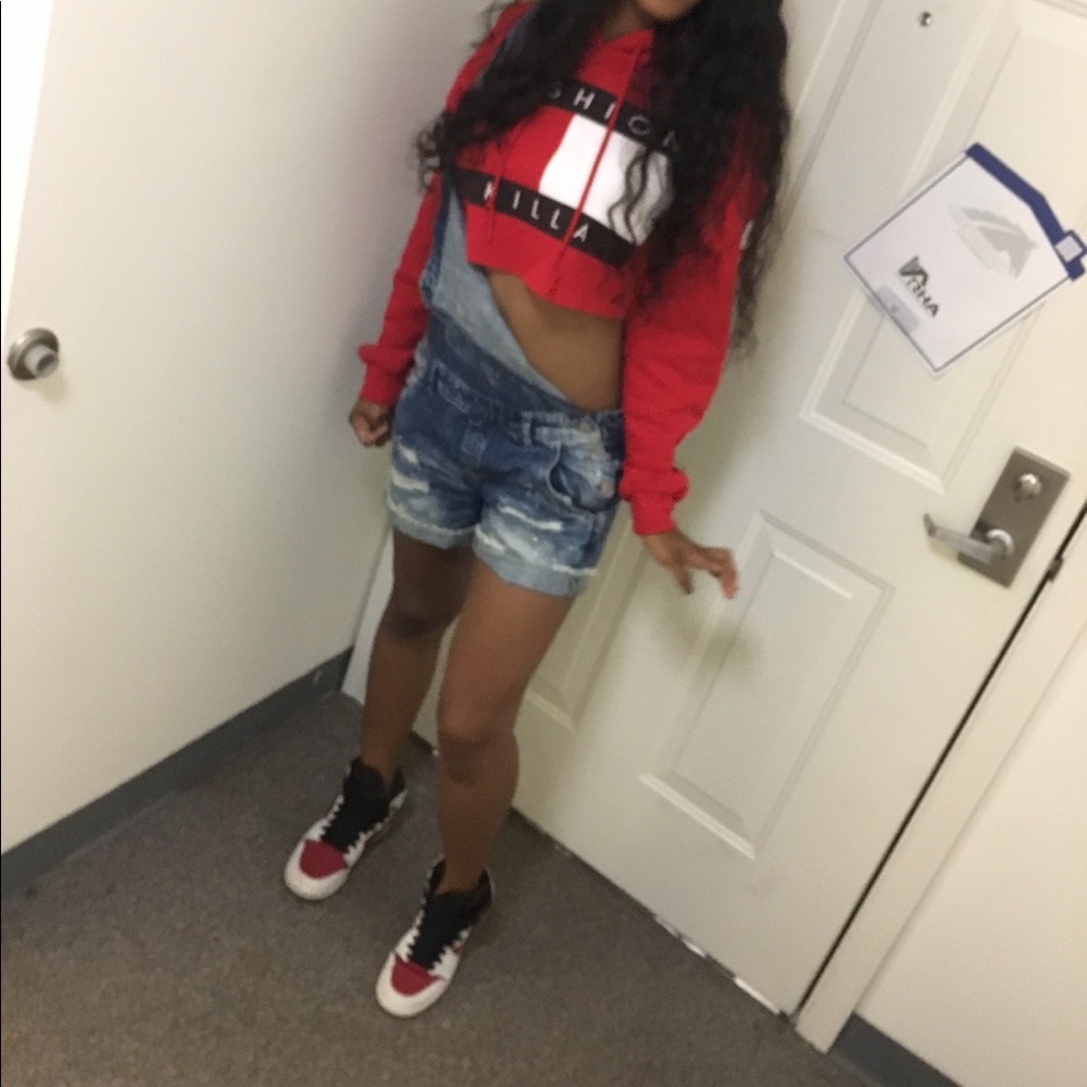 Fashion killa cropped hoodie